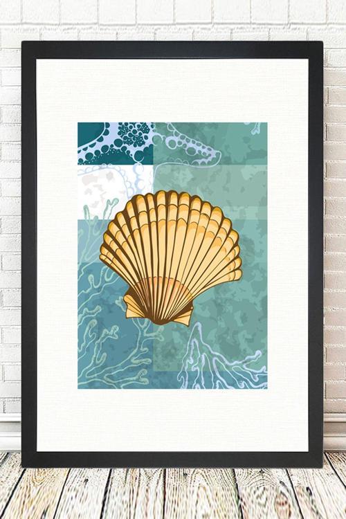 Siyah Çerçeveli Tablo 25 cm x 30 cm