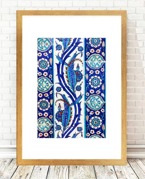 Altın Varak Çerçeveli Tablo 25 cm x 30 cm