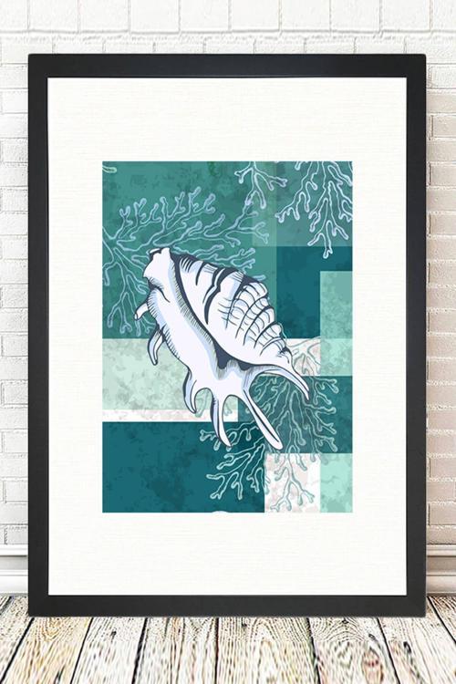 Siyah Çerçeveli Tablo 25 cm x 30 cm