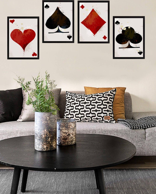 4 Parçalı Çerçeveli Tablo Set