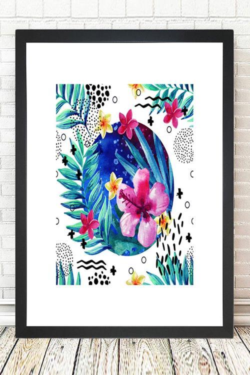 Siyah Çerçeveli Tablo 25 cm x 30 cm