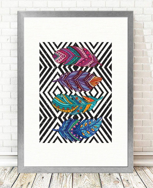 Gümüş Çerçeveli Tablo 25 cm x 30 cm