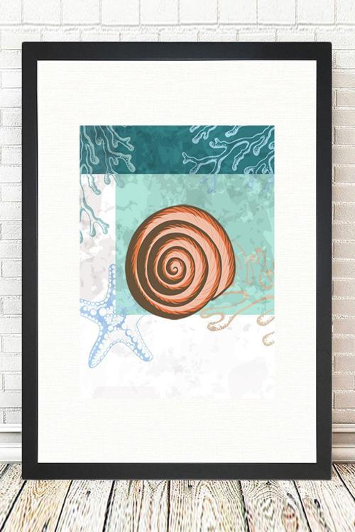 Siyah Çerçeveli Tablo 25 cm x 30 cm