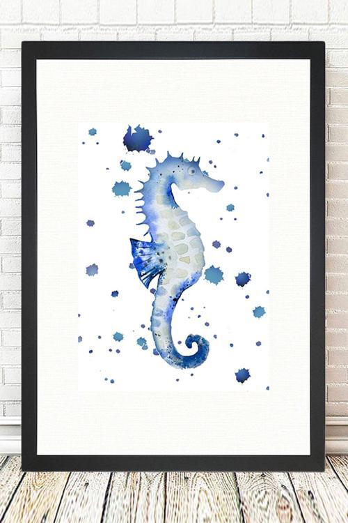 Siyah Çerçeveli Tablo 25 cm x 30 cm