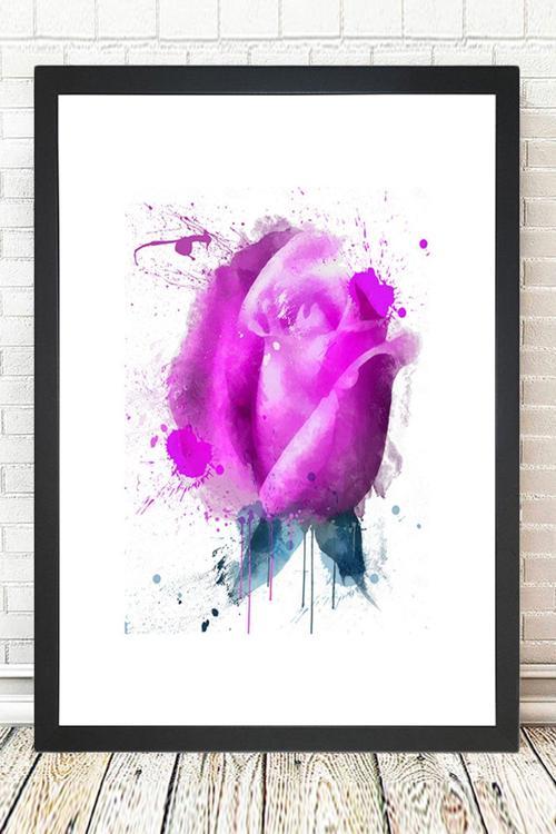 Siyah Çerçeveli Tablo 25 cm x 30 cm