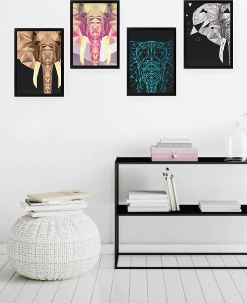 4 Parçalı Çerçeveli Tablo Set