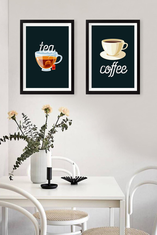 2 Parçalı Çerçeveli Tablo Set