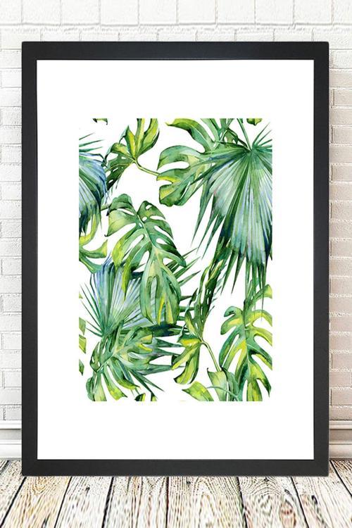 Siyah Çerçeveli Tablo 25 cm x 30 cm