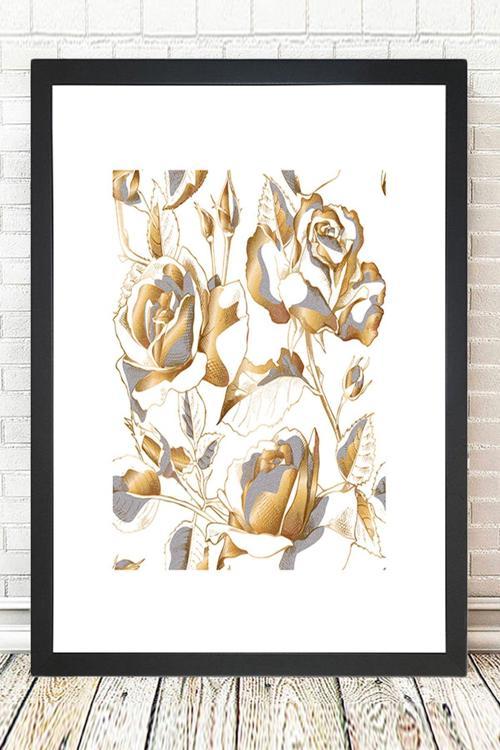 Siyah Çerçeveli Tablo 25 cm x 30 cm