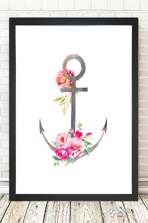 Siyah Çerçeveli Tablo 25 cm x 30 cm