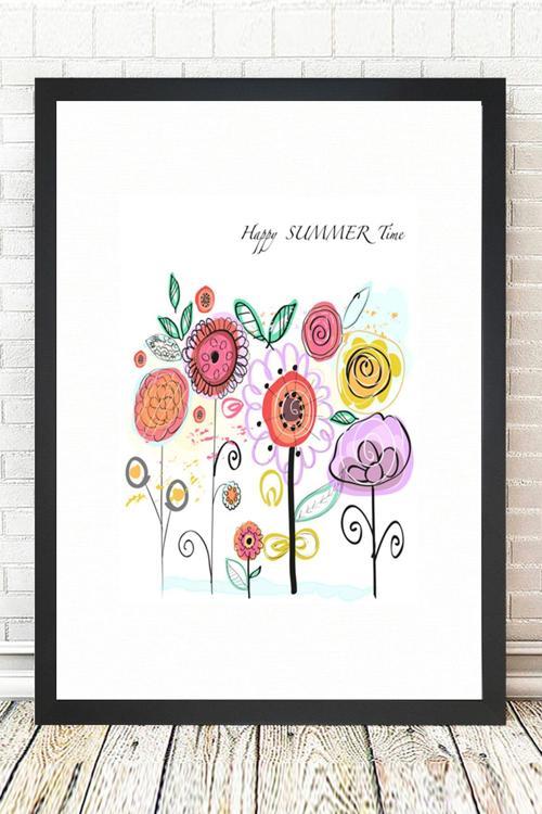 Siyah Çerçeveli Tablo 25 cm x 30 cm