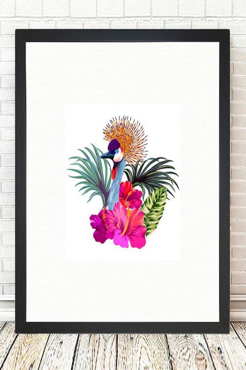 Siyah Çerçeveli Tablo 25 cm x 30 cm