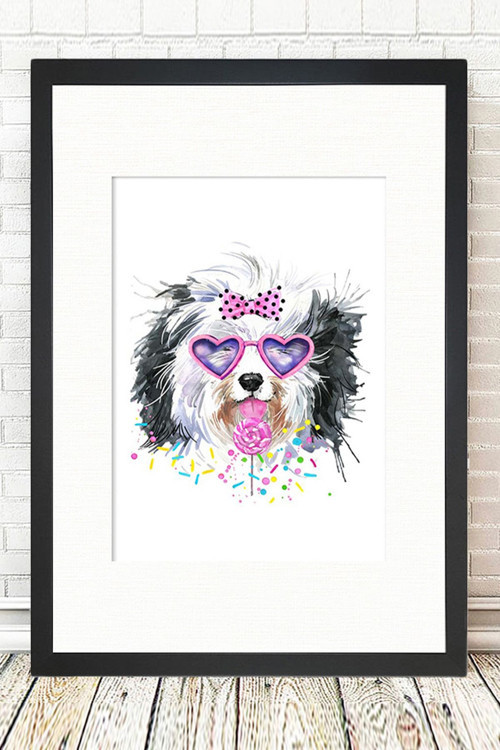 Siyah Çerçeveli Tablo 25 cm x 30 cm