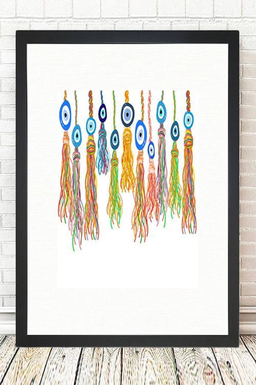 Siyah Çerçeveli Tablo 25 cm x 30 cm