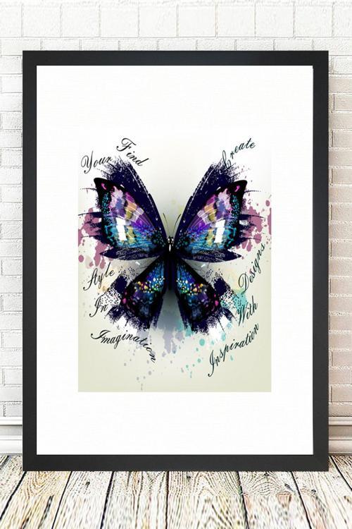 Siyah Çerçeveli Tablo 25 cm x 30 cm