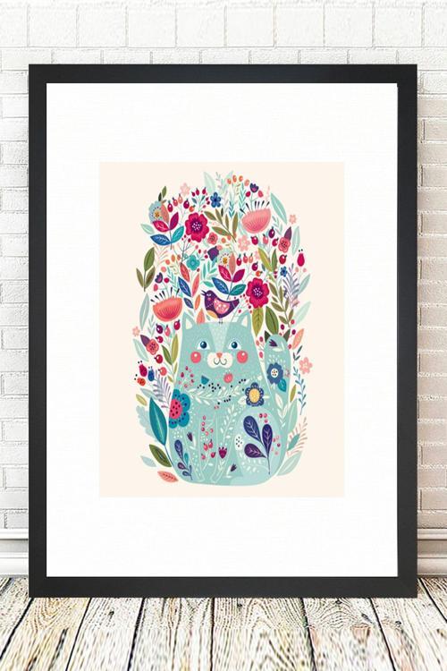 Siyah Çerçeveli Tablo 25 cm x 30 cm