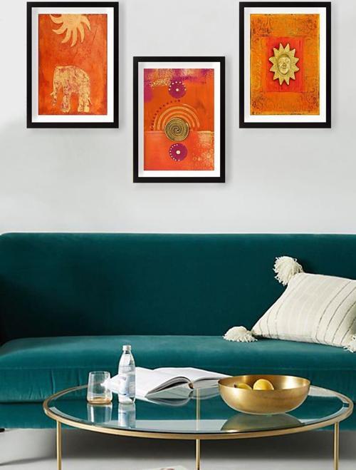 3 Parçalı Çerçeveli Tablo Set