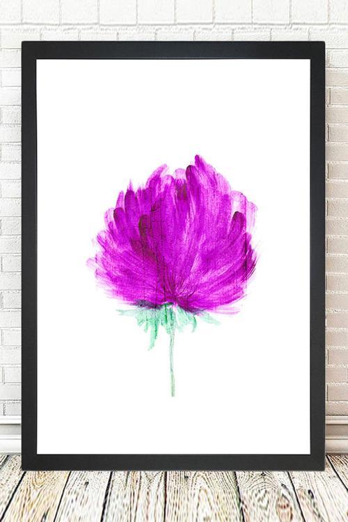 Siyah Çerçeveli Tablo 25 cm x 30 cm