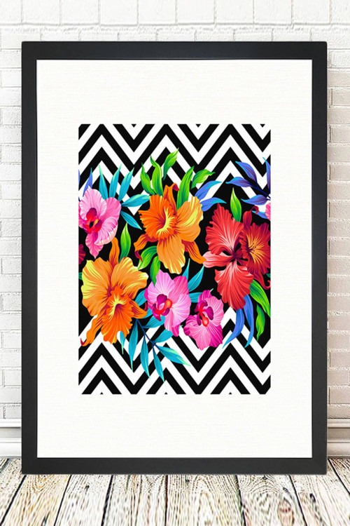 Siyah Çerçeveli Tablo 25 cm x 30 cm