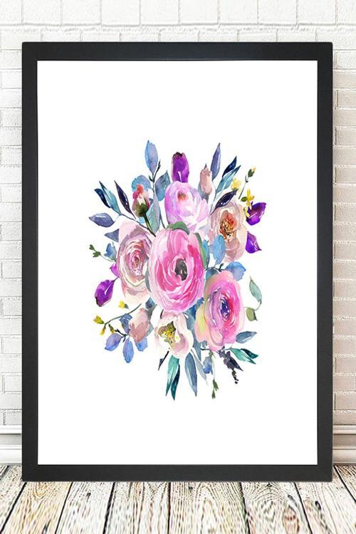 Siyah Çerçeveli Tablo 25 cm x 30 cm