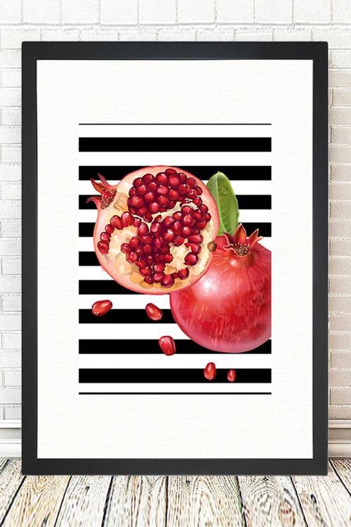 Siyah Çerçeveli Tablo 25 cm x 30 cm