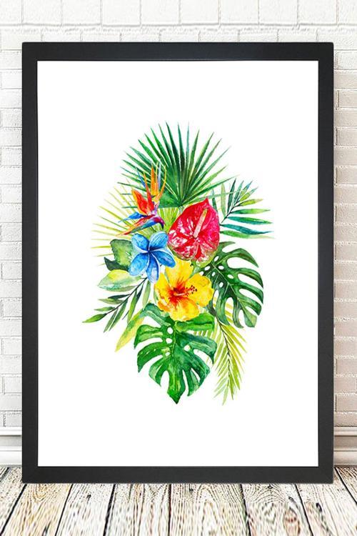 Siyah Çerçeveli Tablo 25 cm x 30 cm