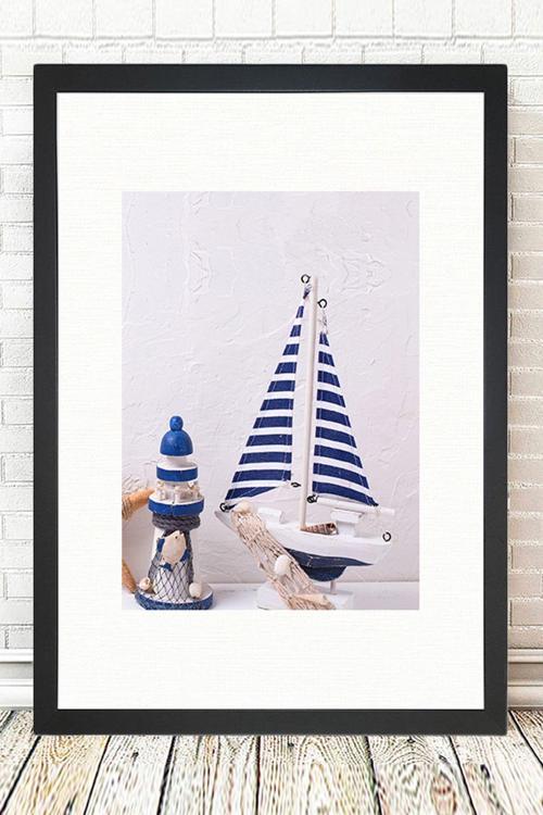 Siyah Çerçeveli Tablo 25 cm x 30 cm