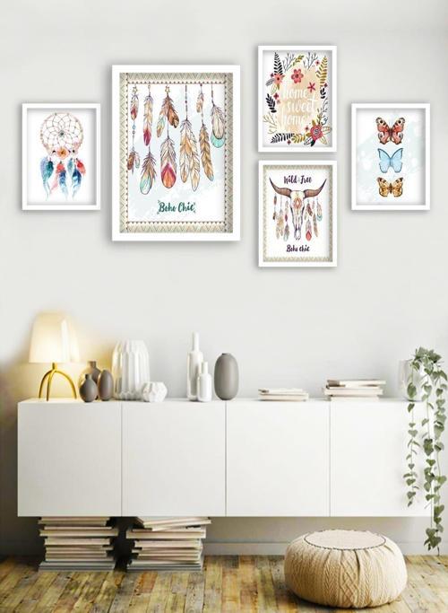 5 Parçalı Çerçeveli Tablo Set