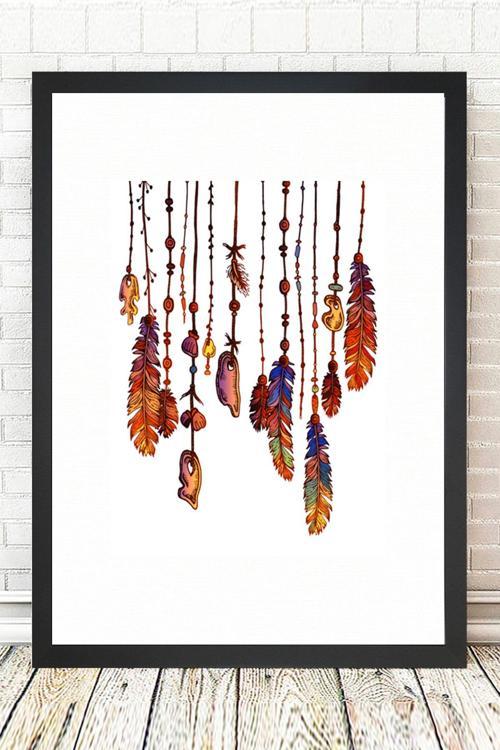 Siyah Çerçeveli Tablo 25 cm x 30 cm
