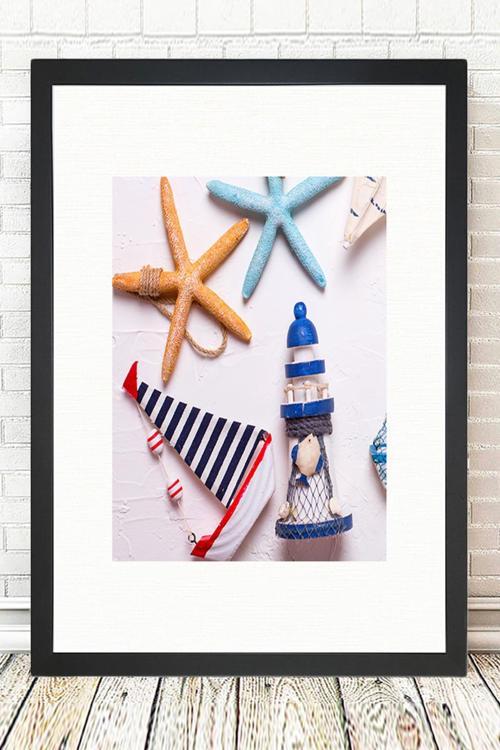 Siyah Çerçeveli Tablo 25 cm x 30 cm