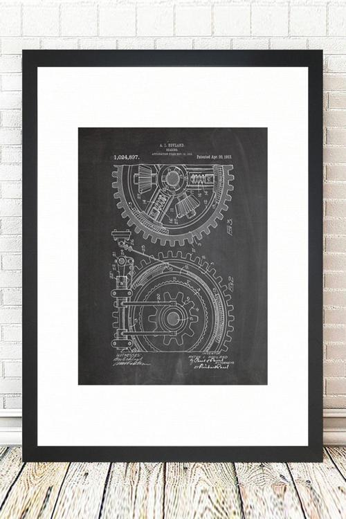 Siyah Çerçeveli Tablo 25 cm x 30 cm