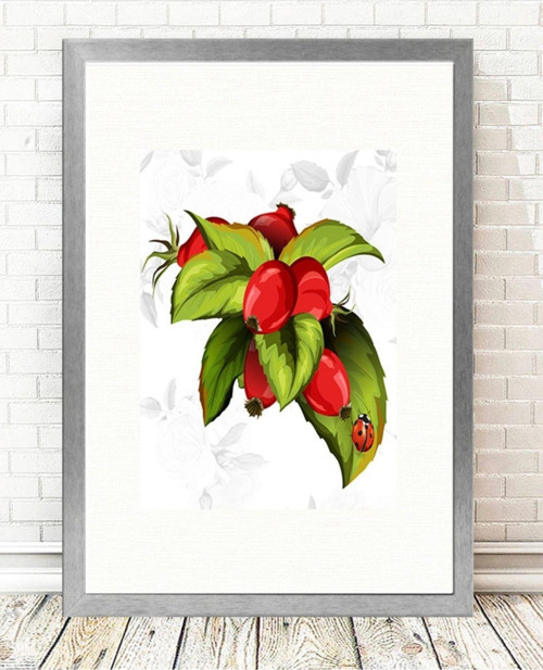 Gümüş Çerçeveli Tablo 25 cm x 30 cm