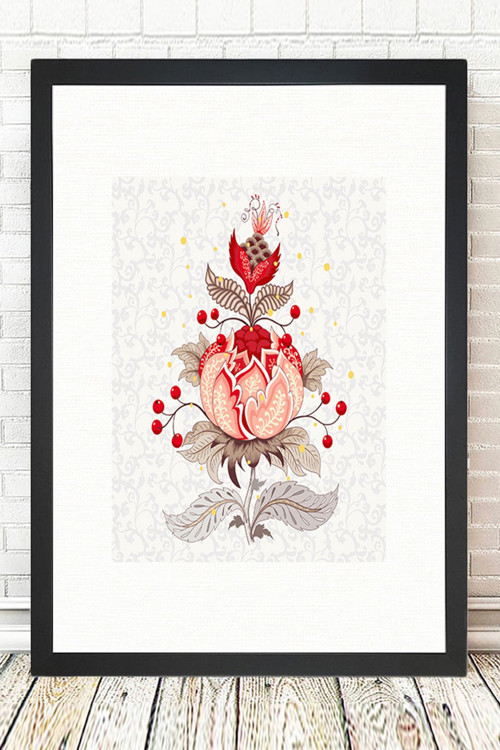 Siyah Çerçeveli Tablo 25 cm x 30 cm