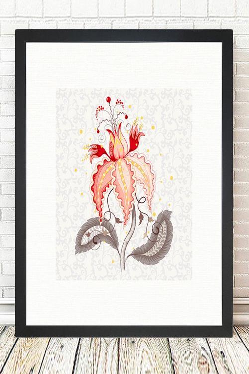 Siyah Çerçeveli Tablo 25 cm x 30 cm