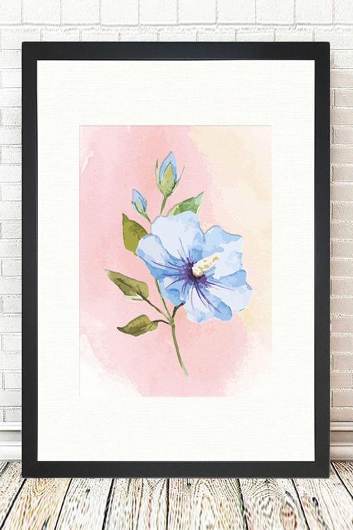 Siyah Çerçeveli Tablo 25 cm x 30 cm