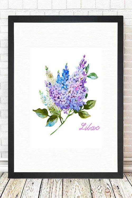 Siyah Çerçeveli Tablo 25 cm x 30 cm