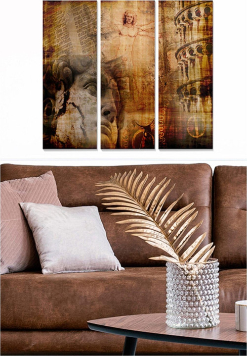 3 Parçalı Mdf Tablo