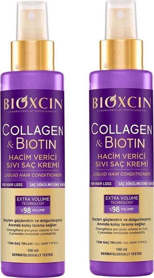 Collagen Biotin Hacim Verici Sıvı Saç Kremi 150 ml 2 ADET