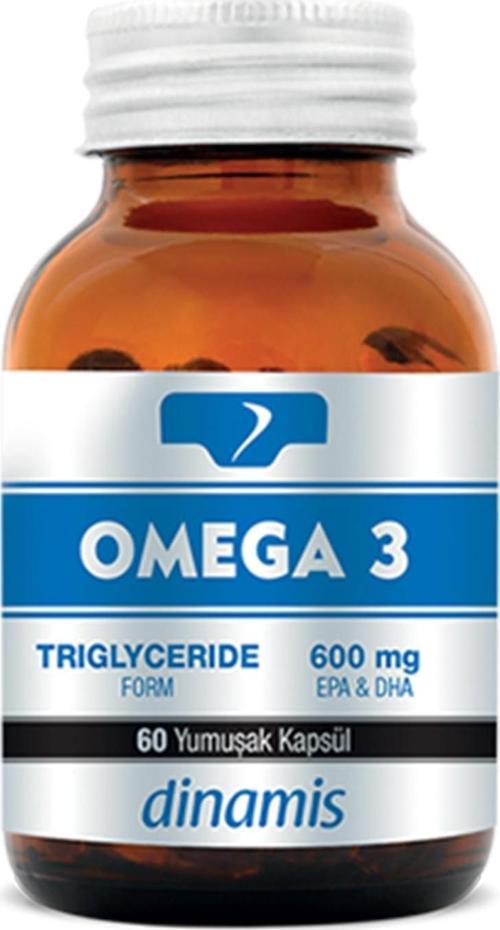 Omega 3 Takviye Edici Gıda 60 Yumuşak Kapsül