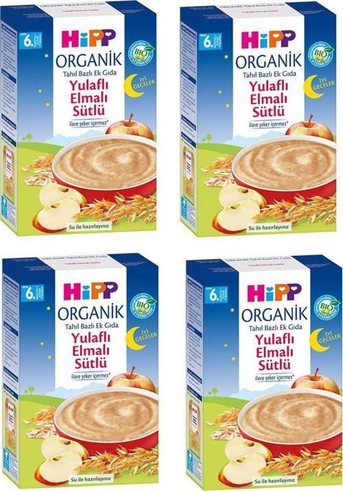 İyi Geceler Organik Yulaflı Elmalı 6+ Ay Kaşık Maması 250 gr 4 ADET