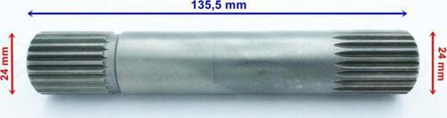 Arka Şaft Mili Atv 135 Mm 22-22 Frezeli Öm