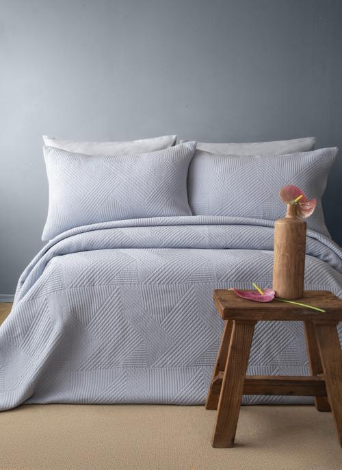 ÇİFT KİŞİLİK YATAK ÖRTÜSÜ SET SAVOY INDIGO - YATAK ORTUSU SET