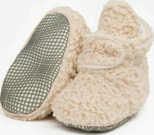 Teddy Bebek Pandufu, Kaydırmaz Taban, Organik Pamuk Astar, Ev Kreş Ayakkabısı