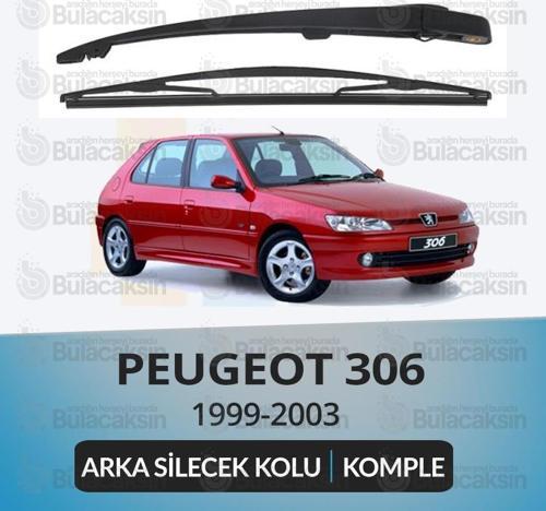 Peugeot 306 N5 1997-2003 Komple Arka Silecek Kolu Ve Süpürgesi Seti