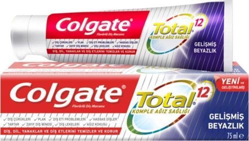 Diş Macunu Total 12 Gelişmiş Beyazlık 75Ml
