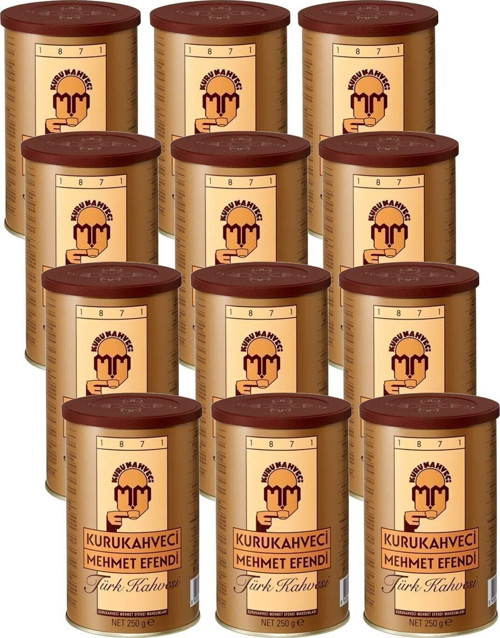 Türk Kahvesi 250Gr - Teneke - 12 Adet