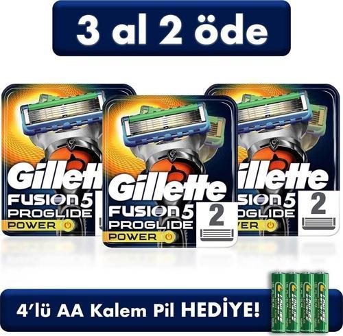 Fusion Proglide Power Yedek Trş Bıç 2'Li (3 Al 2 Öde) 4Lü Kalem Pil