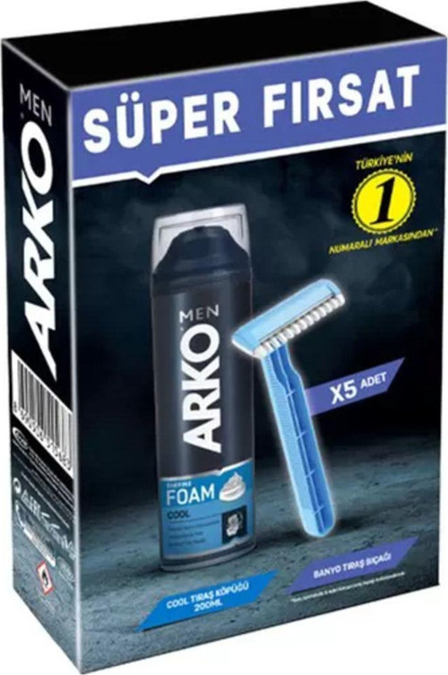 Men T1 Banyo 5'Lı+200 Ml Köpük Cool
