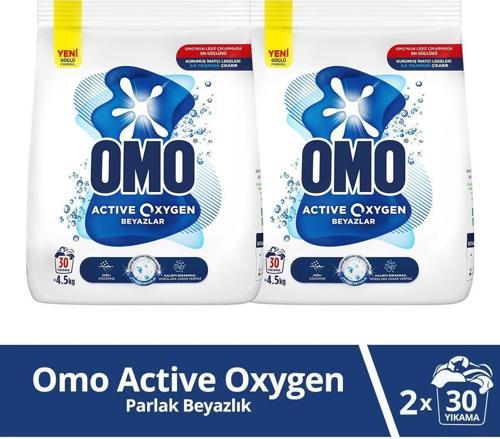 Active Oxygen Beyazlar Toz Deterjanı 4.5 Kg X2