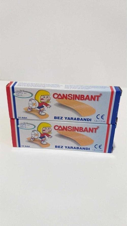 Cansınbant Bez Yarabandı 10'Lu 2 Kutu